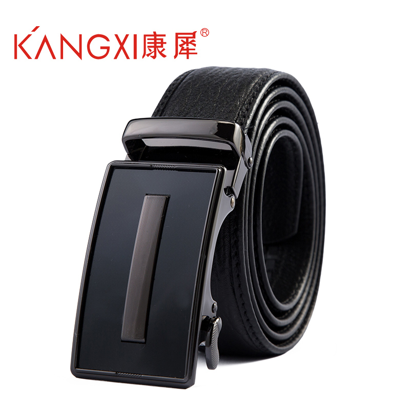 康犀kangxi男士皮带真皮自动扣青年纯牛皮裤腰带男年轻人潮流休闲